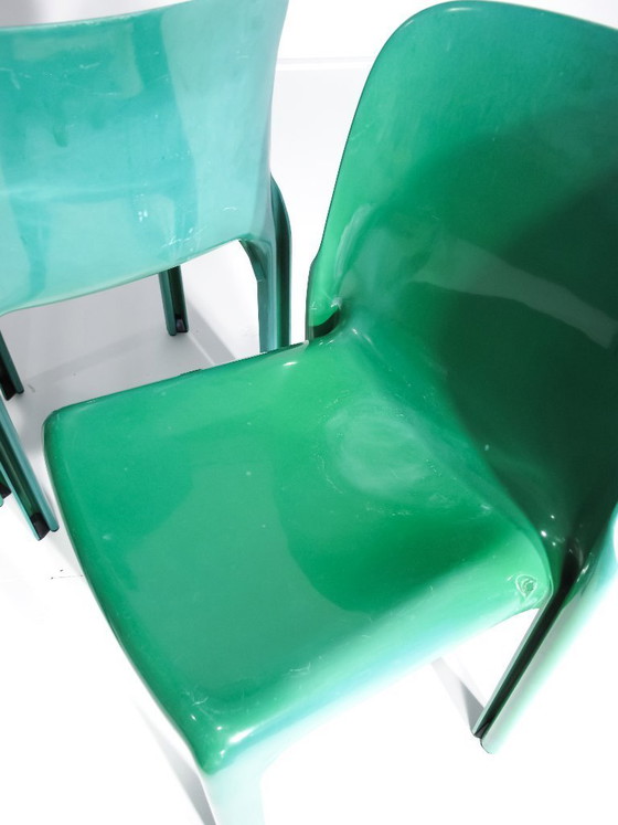 Image 1 of SET 3 ARTEMIDE SELENE by Vico Magistretti / GREEN / PATENT PENDING