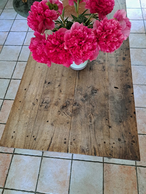 Image 1 of Table de ferme française ancienne