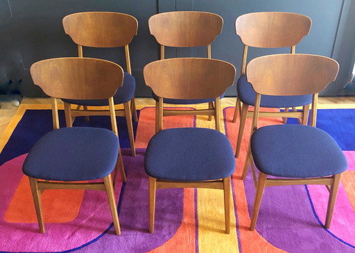 Set of 6 Scandinavian Chairs