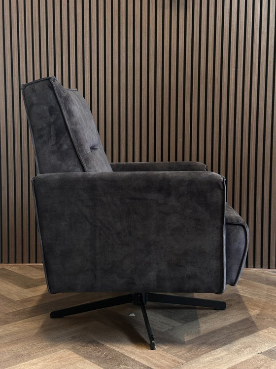 Dover Velour Swivel Armchair 75x75cm – sitdesign, Swivel chairs, Textile (photo 8 of 9)