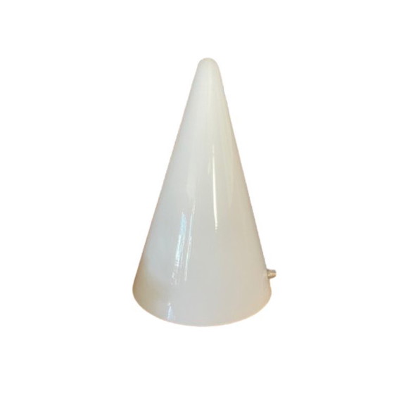 Image 1 of Ilu di Vetro - TeePee Lamp - Frosted White Glass Cone, in great condition, Extra Large model (35cm)