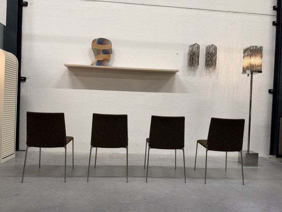 4 B&B Italia Sedie da pranzo tessuto marrone, Altro (foto 5 di 12)