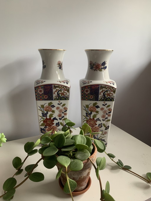 Set of Imari Vases