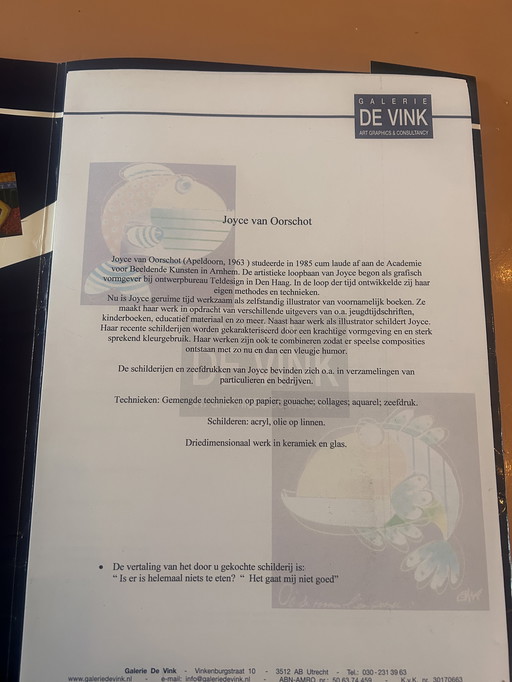 Zeefdruk Joyce van Oorschot