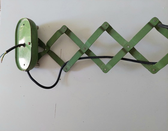 Image 1 of 1940'S Industrial Scissor Wall Light.