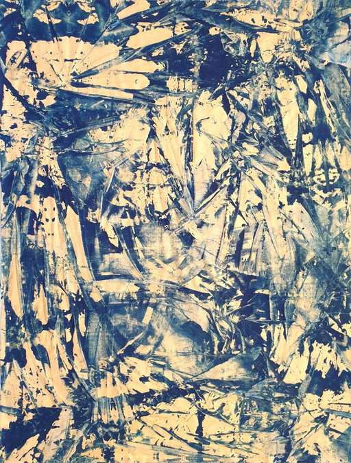 Golden Eccentric Bird – schilderijen tekeningen, Canvas (photo 2 of 15)