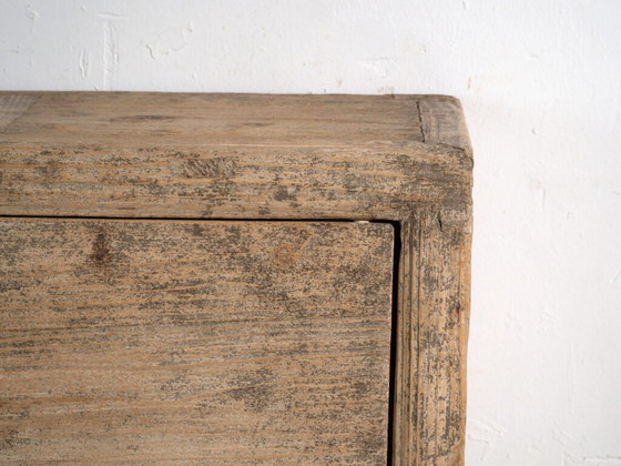 Antique sideboard in elm with two doors – China, circa 1950 – Sideboard cabinet (photo 40 of 40)