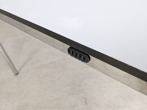 Image 1 of 2x USM Haller tafel resin wit bureau BTW parelgrijs