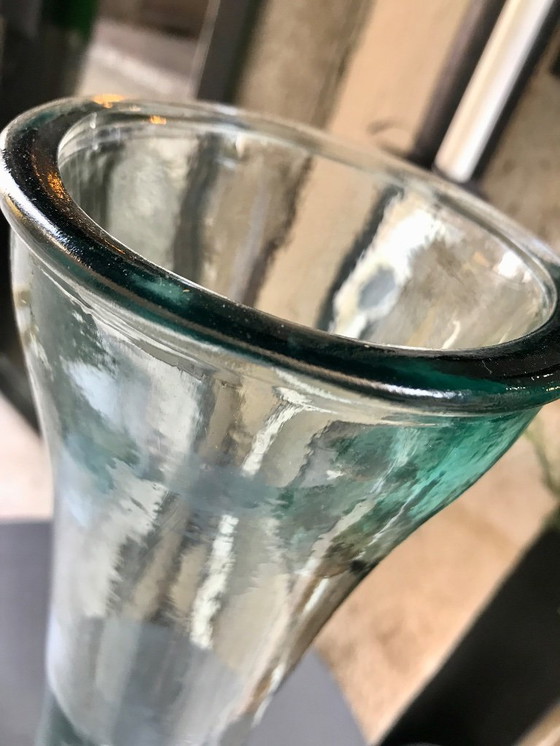 Image 1 of XL Trompetenvase aus Recyclingglas