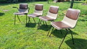 4x Vintage Riemersma kantinestoelen – jaren 70