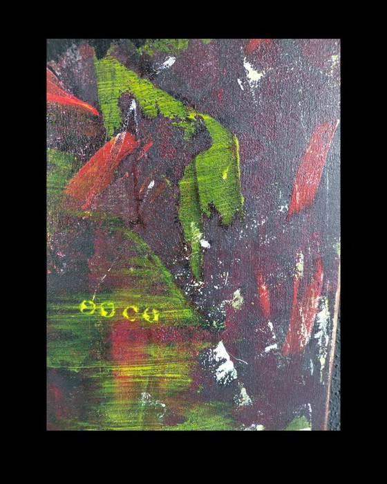 Penalty – Abstract Figurative / Expressionism – Original Oil on Canvas (ca. 40x120 Cm) – Paintings & Drawings (photo 5 of 10)