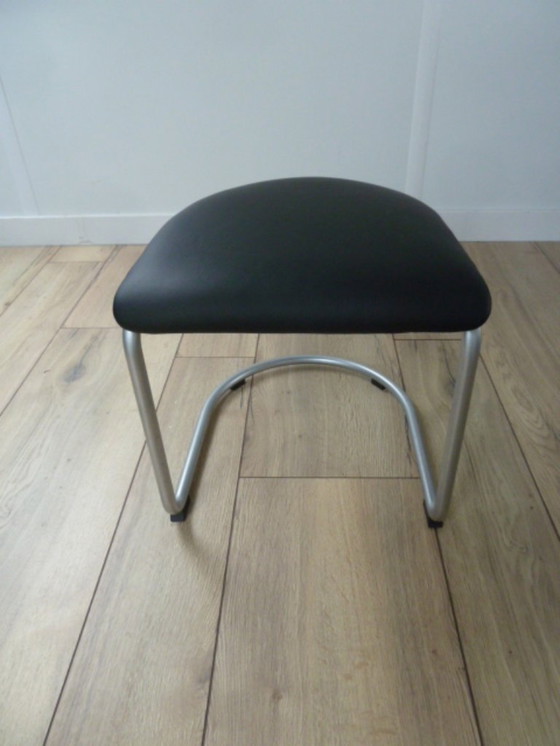 Image 1 of 1x fauteuil Gispen 412 EKC met hocker