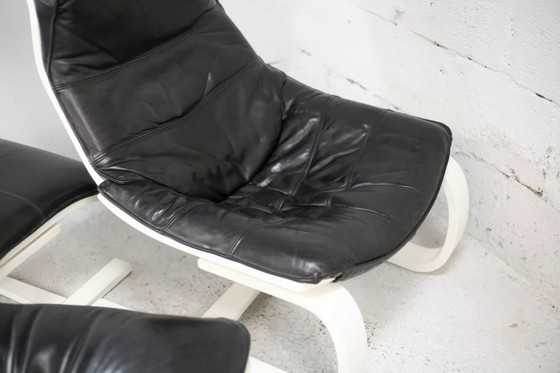 Image 1 of 2x Fauteuils en Ottombans Nelo Zweden