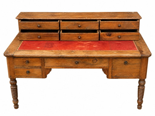 Escritorio grande, biblioteca, vitrina, secreter con cajones, francés del siglo XIX – boekenkasten, Wood (photo 2 of 15)