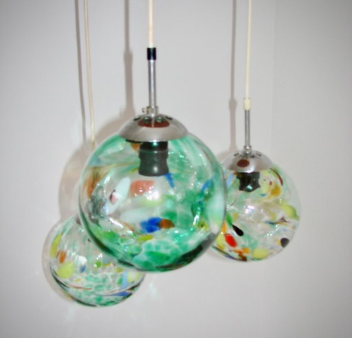 Vintage hanglamp uit de jaren 80.