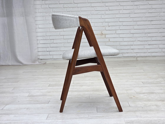 Image 1 of 1960s, Danish design by Th.Harlev, model 205, set of 4 reupholstered chairs.