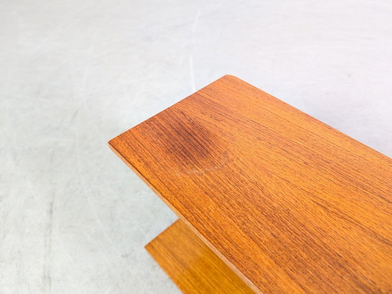 Image 1 of 2x mensola da parete originale Wilhelm Renz della metà del secolo scorso Walter Wirz in teak