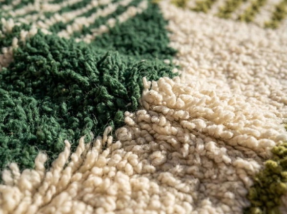 Image 1 of Custom Green Moroccan Carpet 250cmx200cm 