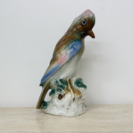 Image 1 of Vintage porcelain Parfume lamp bird , 1950s