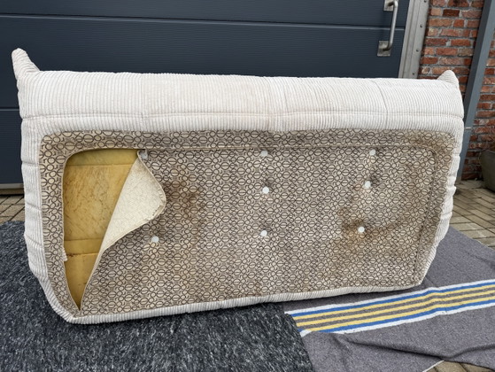 Image 1 of Ligne Roset Togo set in Beige Corduroy (velours côtelé) 10/10 staat!!