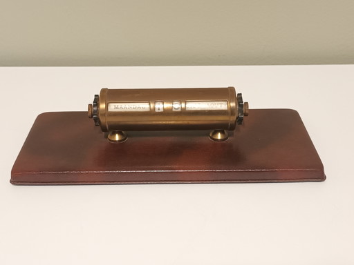 Calendario perpetuo – decoratieve objecten, Copper, Leather (photo 2 of 7)