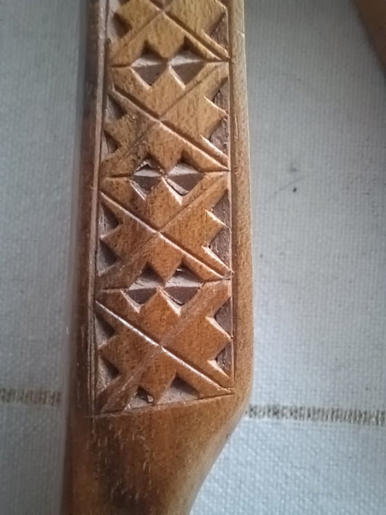 Vintage Scandinavische Handgesneden Houten Notenkraker. '50-'60 – Keukenaccessoires, Wood (photo 4 of 7)