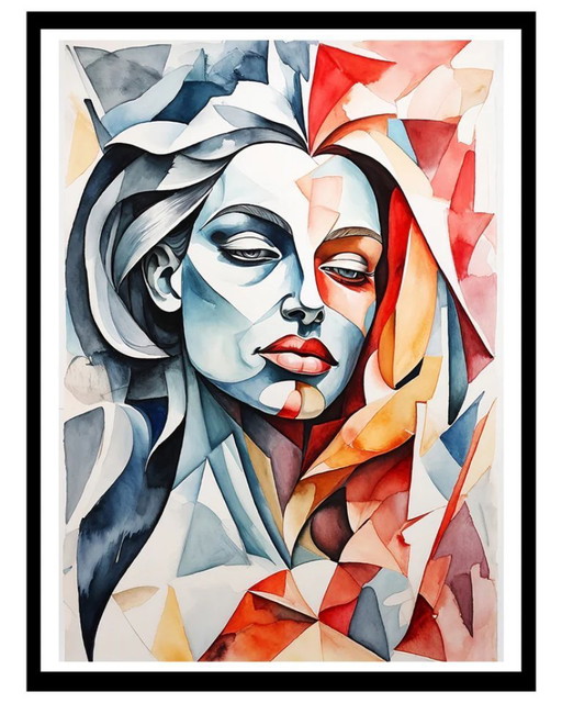 GONGAS - Fire and Water - Framed artist's lithograph