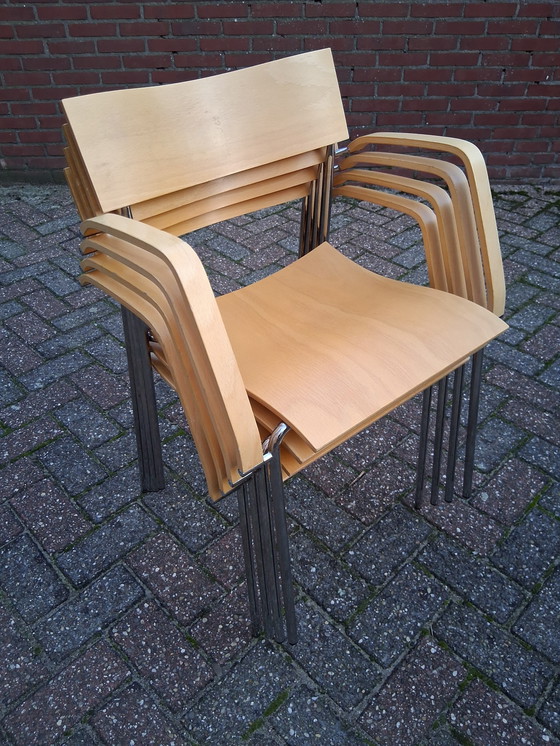 Image 1 of 6 sedie originali Lammhults Campus con braccioli