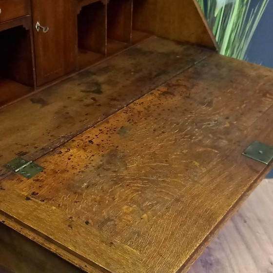 Image 1 of Engelse Top secretaire ca. 1770