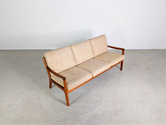 Image 1 of Midcentury sofa France & Søn Couch Ole Wanscher three-seater teak2