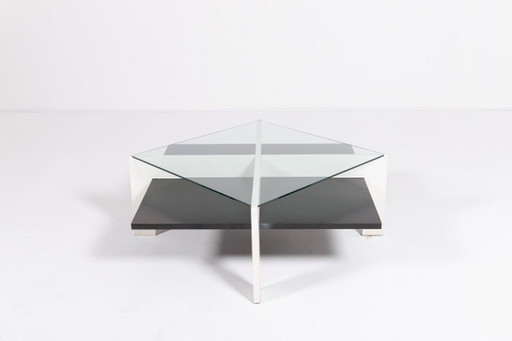 Tavolino da caffè dal design architettonico di Alvin Lustig