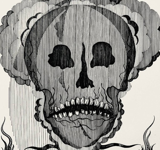 Image 1 of Hans Beers (1946) - Tusche, Vanitas und weiblicher Akt, circa 1970