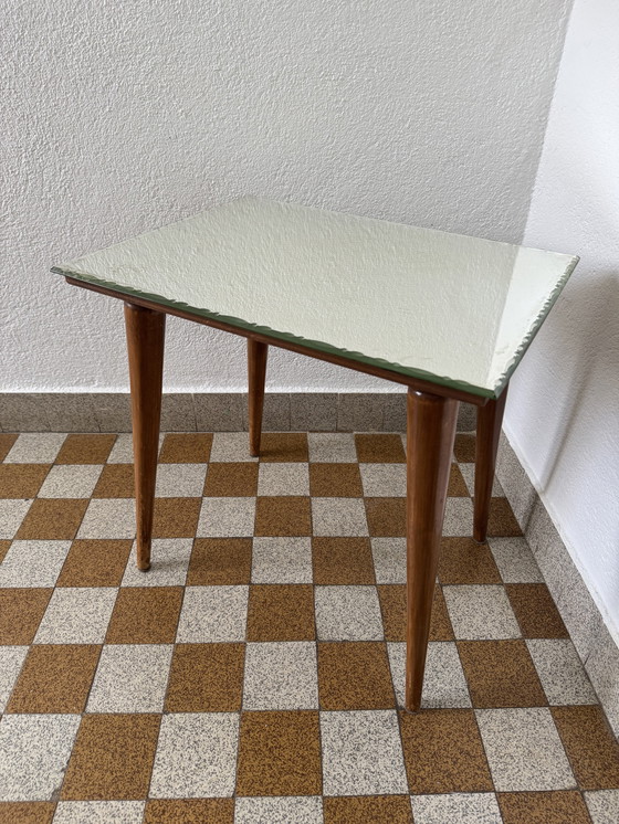 Image 1 of 60's salontafel spiegel