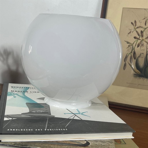 Pantalla de Globo Abierta de Opalina Blanca para Lámpara de Pared Lámpara de araña 20 Cm