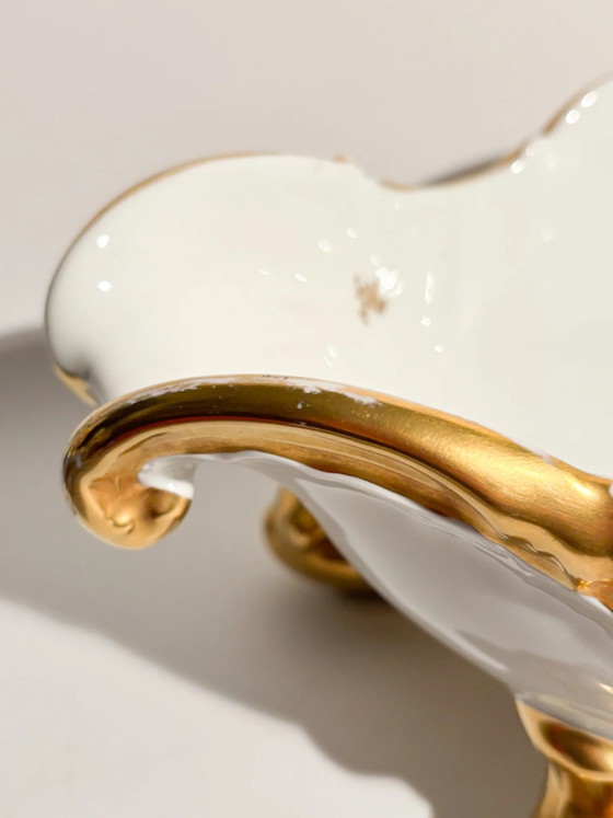Centre de table en porcelaine blanche et or de Rosenthal, années 1960 – Objets déco (photo 7 of 9)