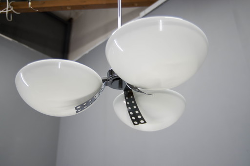 Functionalist / Bauhaus Chandelier, 1940, Restored