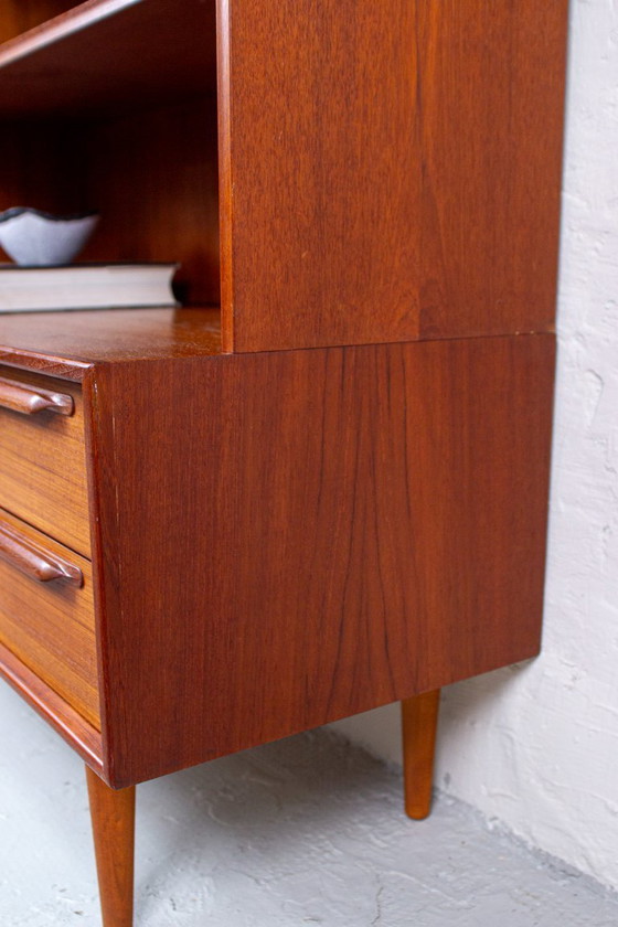 Image 1 of Vintage teak bookcase, highboard, sideboard, Mid Century Danish