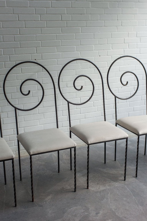 Suspiral chairs by Luigi Serafini for Sawaya & Moroni, Italy, 1980s