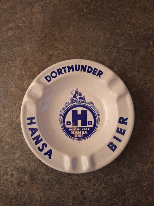 Ashtray Dortmunder Hansa Beer