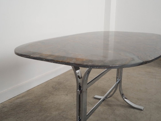 Image 1 of Mesa de piedra, diseño danés, década de 1980, fabricada en Dinamarca.