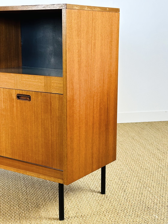 Image 1 of Tall Scandinavian teak sideboard, 1960s