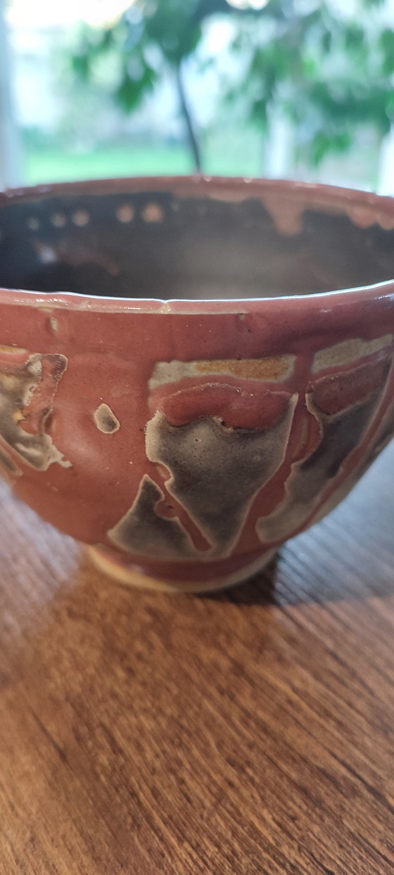 Image 1 of gres porcelánico esmaltado de los años 70 firmado