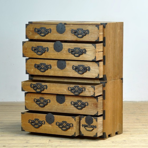 Image 1 of Japanse Tansu ladekast, circa 1870