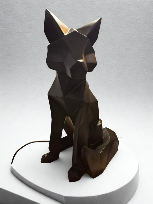 Geometric black fox