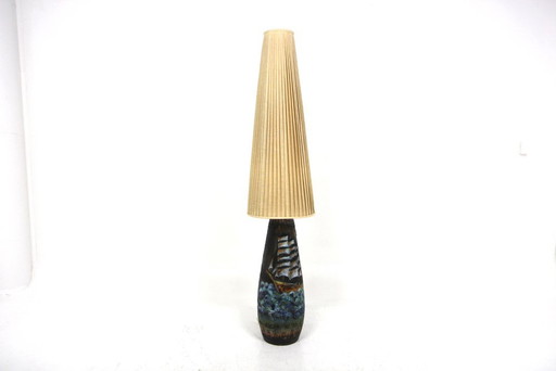 Scandinavian Ceramic Floor Light by Ola Fihl for Tilgmans Keramik, 1970