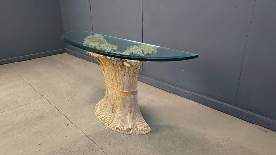 Image 1 of Consola con forma de gavilla de trigo, de Franco Chelini, década de 1970.