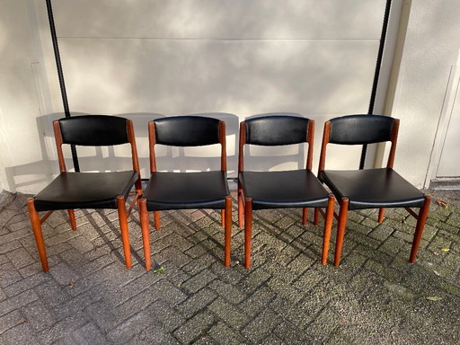 4x chaises de salle à manger Grete Jalk