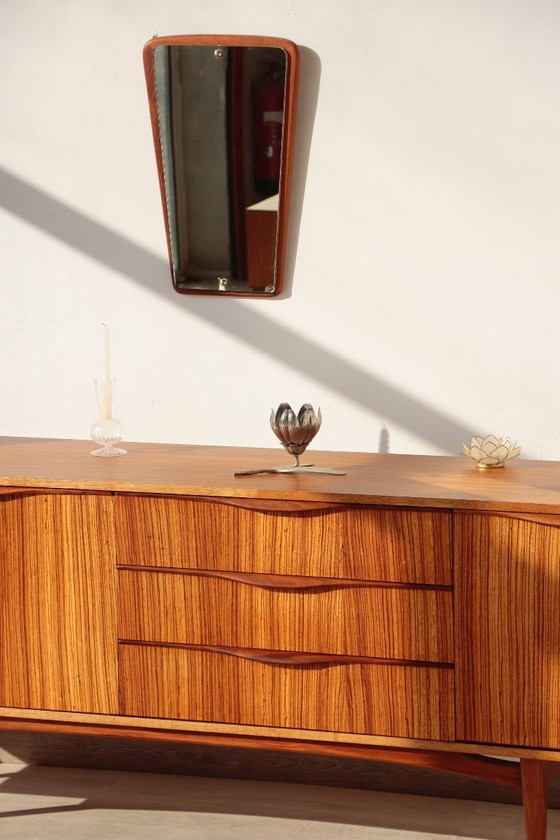Image 1 of Credenza vintage in teak e zebrano – Elliots of Newbury, anni '60