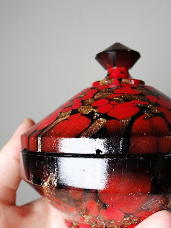 Image 1 of Vintage Vincenzo Nason Murano aventurijn glazen set uit de jaren 1950-1960