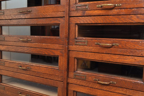 Image 1 of Mobiletto antico in rovere, anni 1880